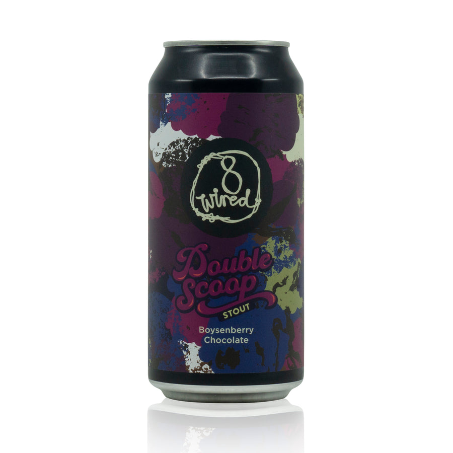 8 Wired Double Scoop - Boysenberry Chocolate 440ml