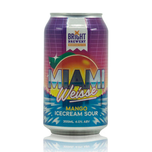 Bright Miami Weisse Mango Ice Cream Sour 355ml