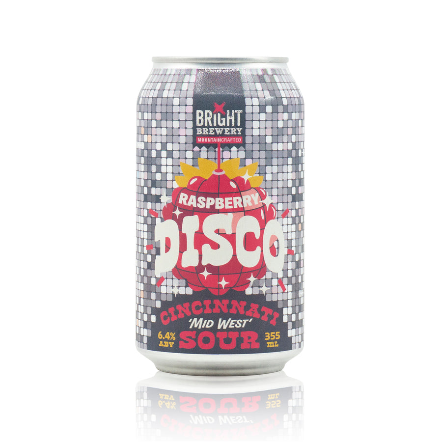 Bright Raspberry Disco Cincinnati Midwest Sour 355ml