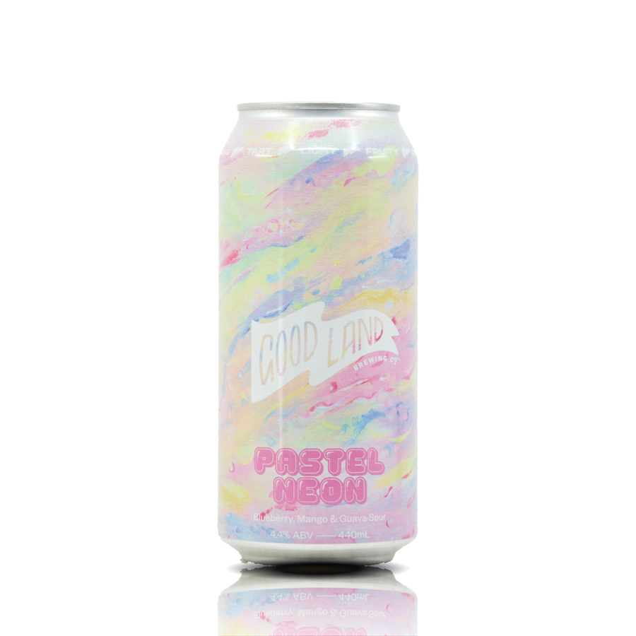 Good Land Pastel Neon Sour - w/Blueberry, Mango & Guava 440ml