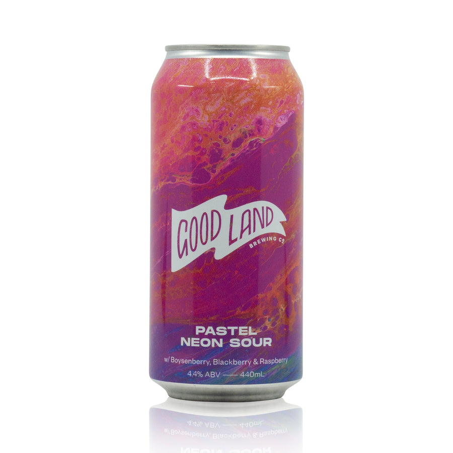 Good Land Pastel Neon Sour - W/boysenberry, Blackberry & Raspberry 440ml