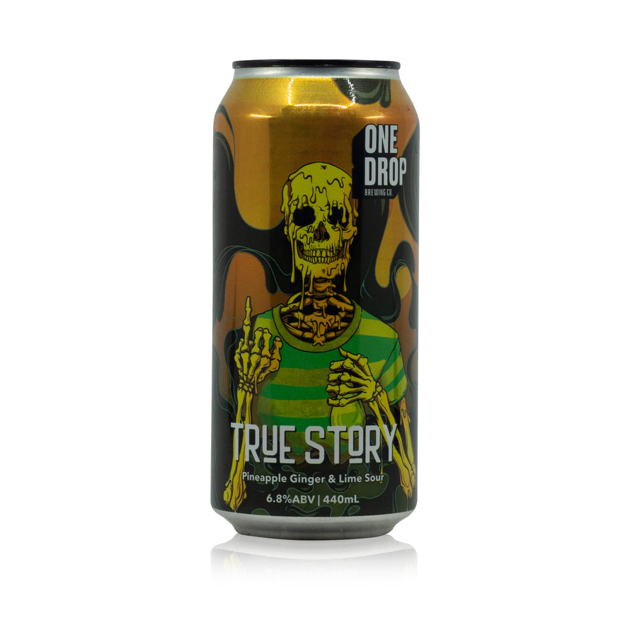 One Drop True Story Pineapple Ginger & Lime Sour 440ml